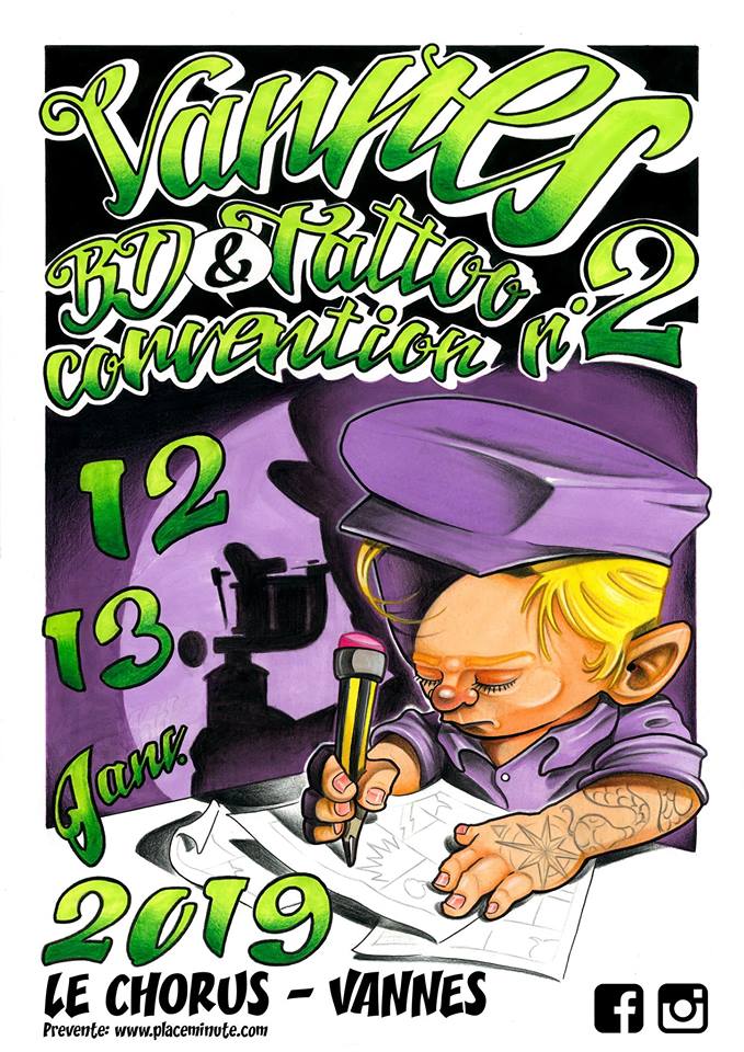 Convention de tatouage et de bande dessinée