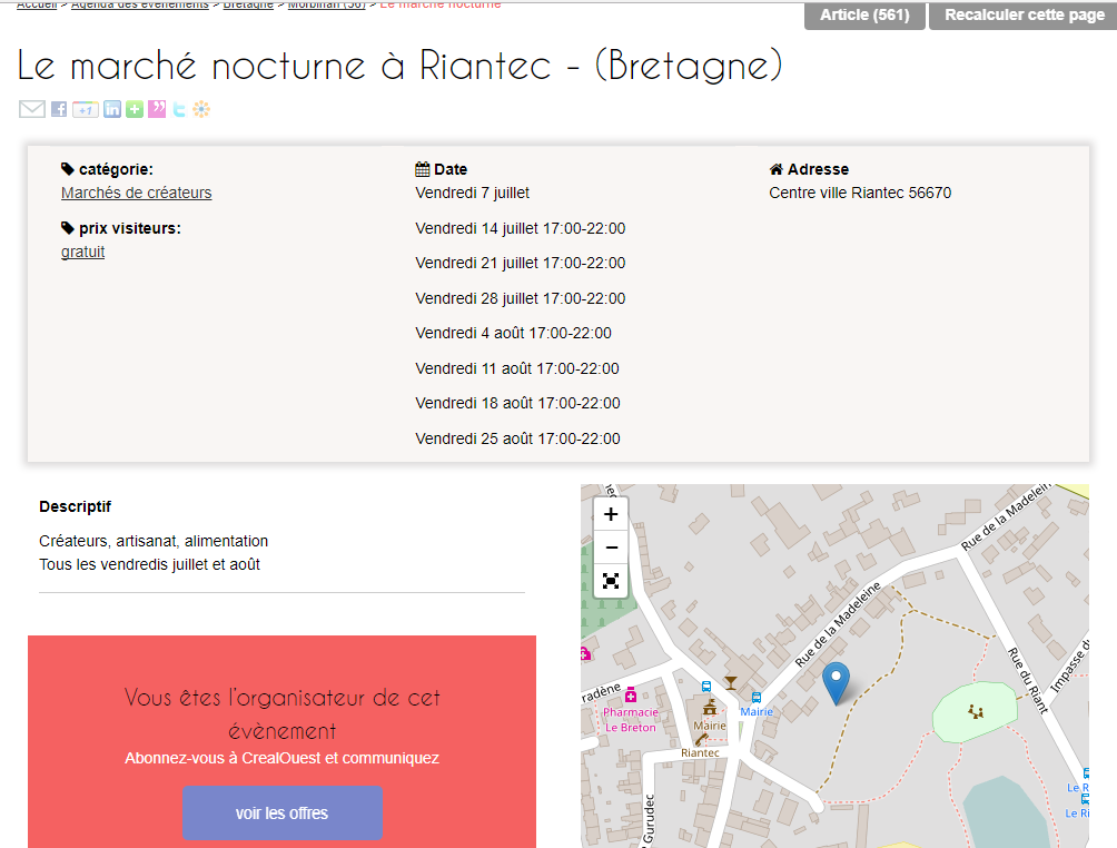 Le marché nocturne