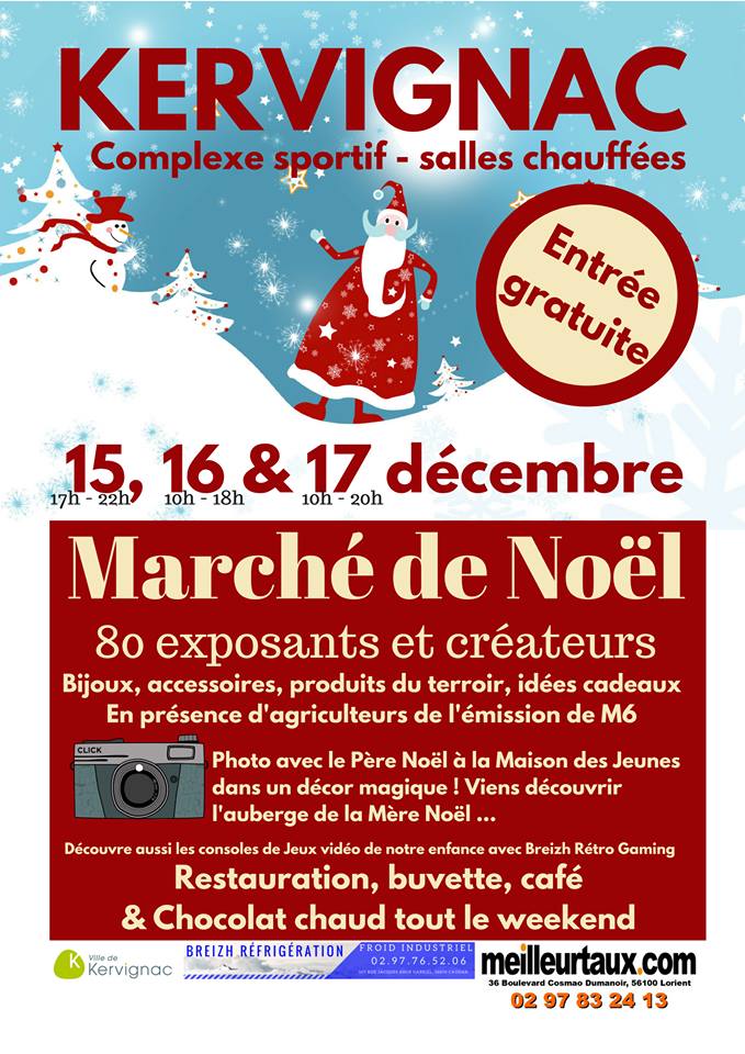 Le Père Noël s'installe à Kervignac