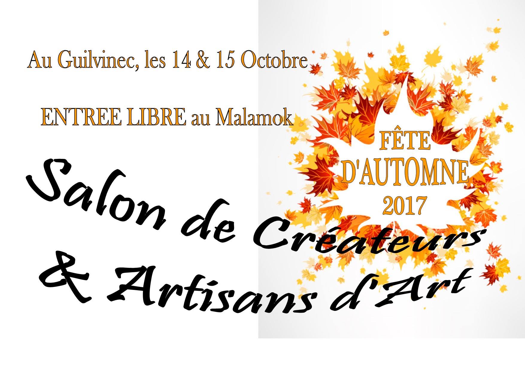 Salon de Créateurs & Artisans d'Art - Fête d'Automne Guilvinec