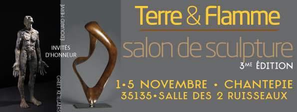 Terre et flamme salon de sculpture