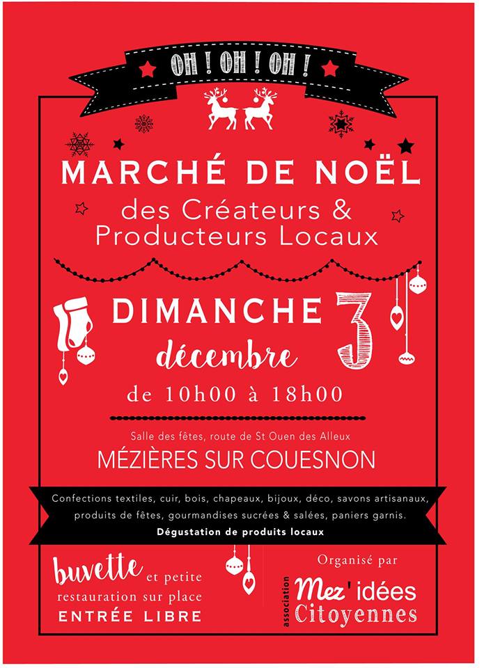 Marché de Noël des créateurs et producteurs locaux de Mézières-sur-Couesnon