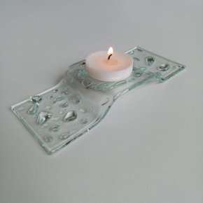 Flora Verre 3 Bougeoir