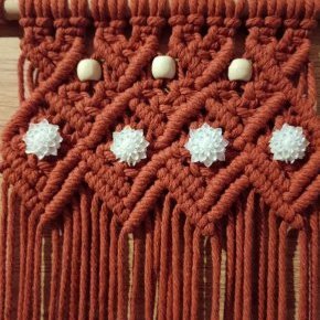 déco tenture corail