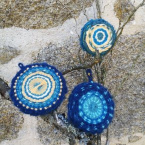 mandalas bleus