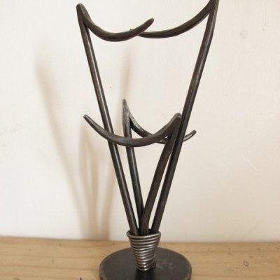 porte bijoux acier forgé
