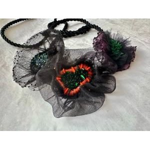 Logo Catherine Glon Broderie d art Pièce de broderie en 3D 6