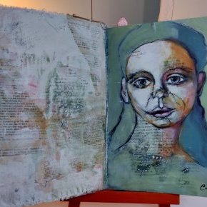Livre d artiste Visage de femmes Art Cocofolies 2022 visage 1