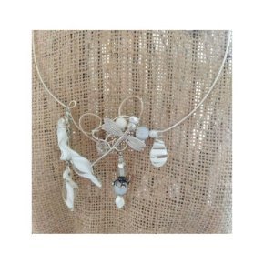Collier verre création G Darriet