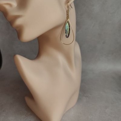6 Sillage Boucles d Oreilles Ovale Élancé Goutte Nacelle