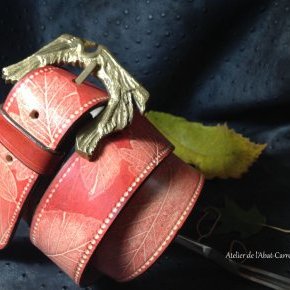 5 Ceinture Argoat cuir et bronze