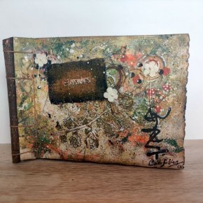 carnet d artiste fleurs par Cocofolies création 2023 photo couverture recto