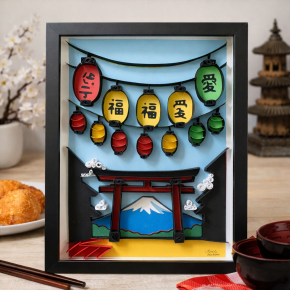 Lampion torri mimite création quilling