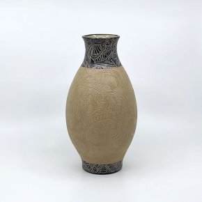 1 Vase gravé Catherine Eyraud