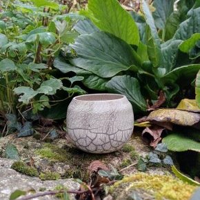 10 pot raku vegetaux ceramique