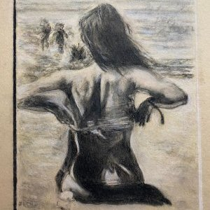 Jeune fille sur la plage