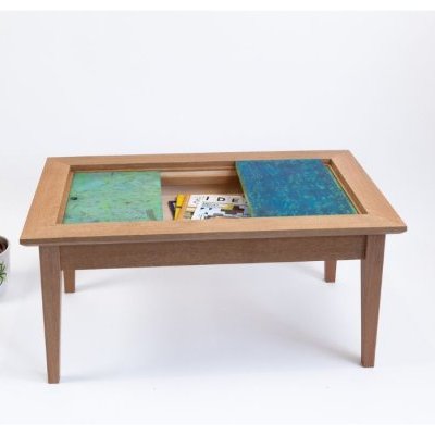 Mobilier VITRAIL en panneau OSB polychrome Jean Marc Lemahieu Sulniac Morbihan 5