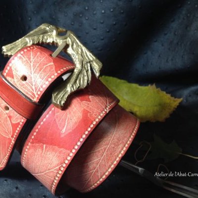 5 Ceinture Argoat cuir et bronze