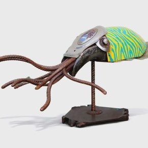 ZEBRA titi sculpture metal com 2