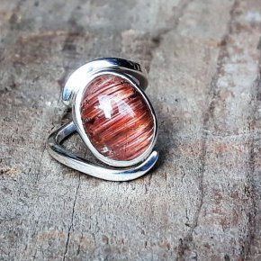 AZÏG Atelier Bague Argent & Quartz à rutils