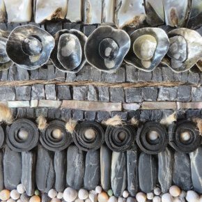 petit tapis minéral détail