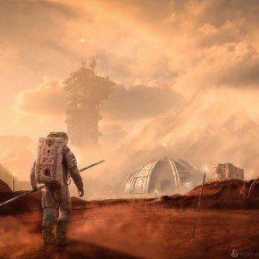 Base scientifique exoplanète Kepler concept art 2026