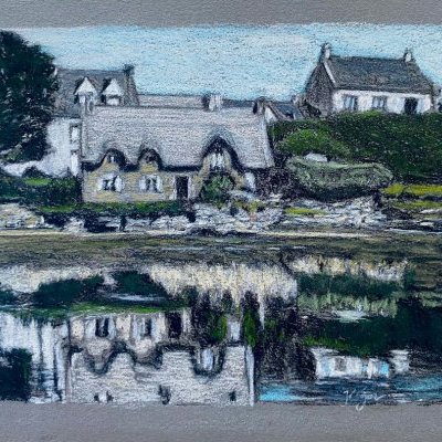 chaumière à Saint Cado