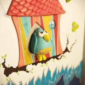 Vivre ses reves oiseau toit 21x29 09c