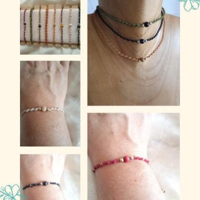 2 Bracelets et colliers estivaux