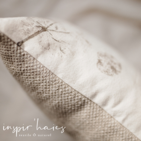 Impression végétale en teinture naturelle & écologique par Inspir'haies