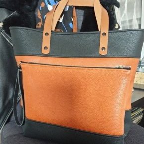 sac à main gold et noir zoom pochette