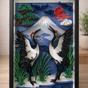 Grue du japon mimite creation quilling