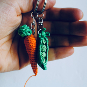 Porte clé légumes