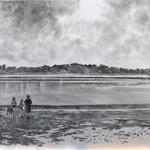 vue du Golfe du Morbihan depuis l île d Arz