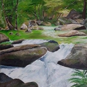 2025 Forêt d Arvor Acrylique 40 x30