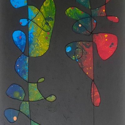 Xirkys Peinture acrylique sable ficelle noir jaune noir bleu rouge vert (…)