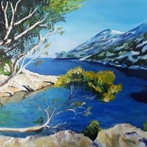 2018 Les calanques de Marseille Acrylique 60x45