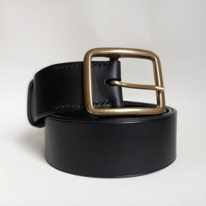 MARO CEINTURE NOIR Cousue 40mm Toute taille