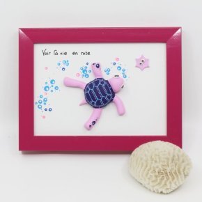 Voir la vie en rose tortue 13x18 02a