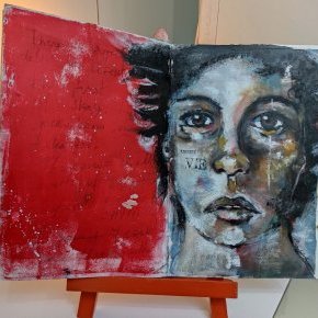Livre d artiste Visage de femmes Art Cocofolies 2022 visage 2