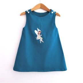 robe bleu canard