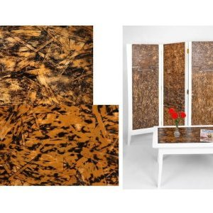 Mobilier VITRAIL en panneau OSB polychrome Jean Marc Lemahieu Sulniac Morbihan2