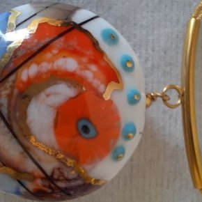 collier avec murines doré à l'or