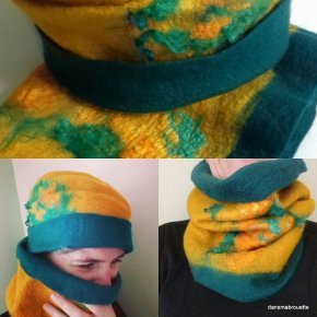 Chapeau et snood en feutre