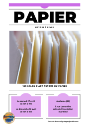 Papier, matière à rêver