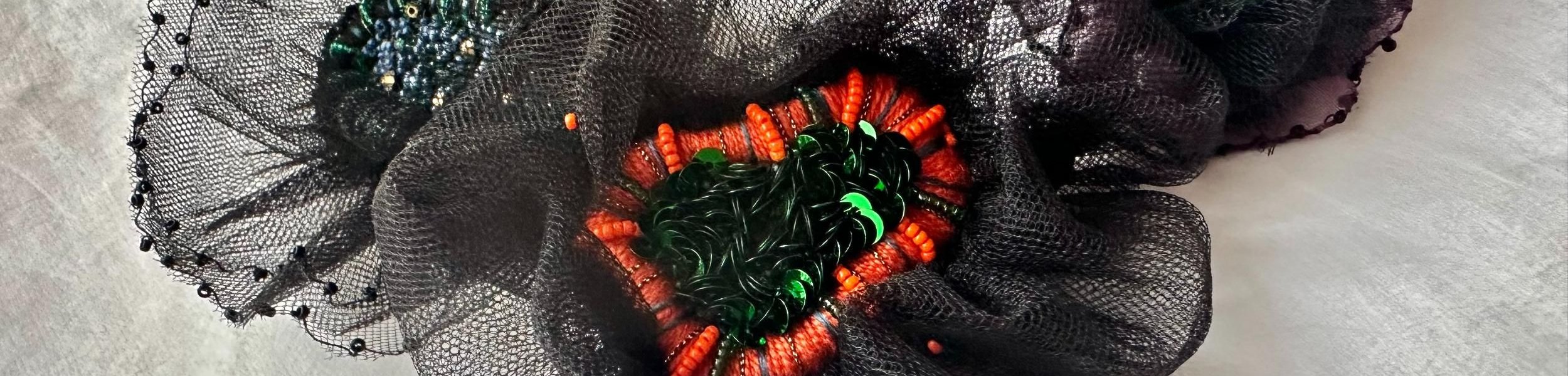 Broderie d art Pièce de broderie en 3D