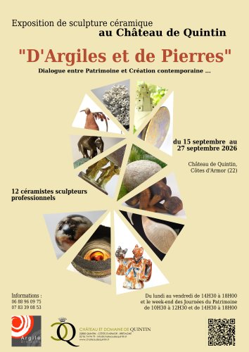 Expo Argile Bretagne chateau de Quintin